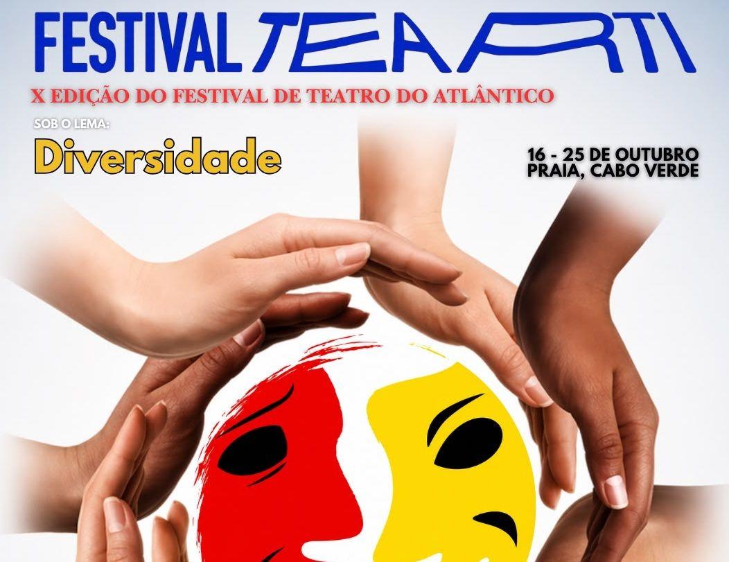 10ª edição do TEARTI - Festival de Teatro do Atlântico, na cidade da Praia 