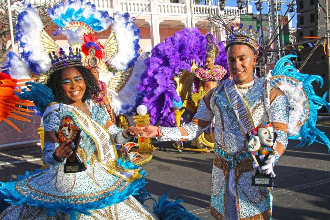 Carnaval Mindelo: Ske tricampeão e Mirna estreia-se como vencedora no Mestre-Sala e Porta-Bandeira