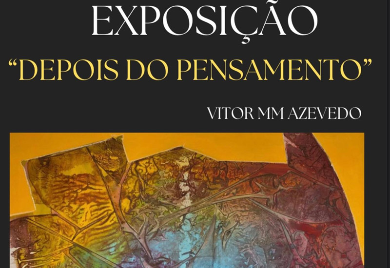 Exposição «Depois do Pensamento» de Vitor MM Azevedo, na Livraria Nhô Eugénio 